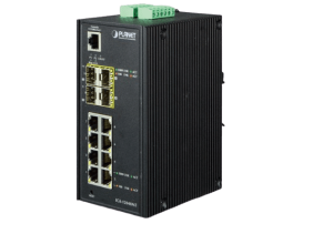 DIN-rail managed Ethernet switches